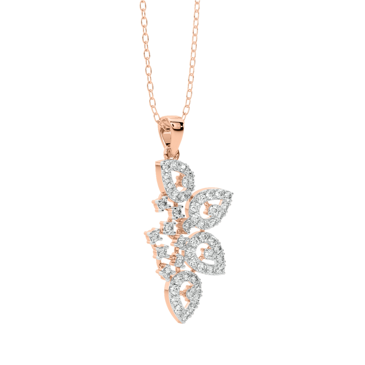 Amaia Round Diamond Office Wear Pendant